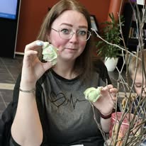 Frivillige og servering på Familietreffen